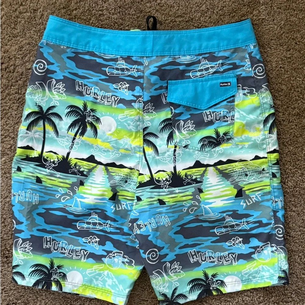 Hurley Tropical Print Swim Shorts
